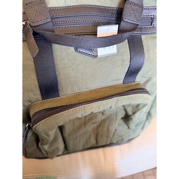 TWELVElittle Diaper Bag Backpack Olive Green Unisex Baby Bag Lightweight Nylon - Picture 3 of 10